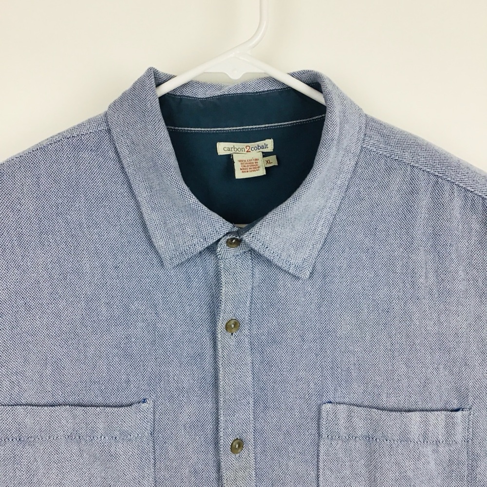 Carbon2Cobalt men’s long sleeve button up shirt XL - Picture 2 of 10